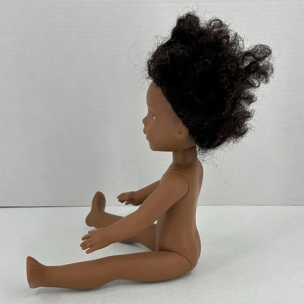 American Girl Wellie Wishers Kendall African American Doll Pink Eyes 14‎ Inch